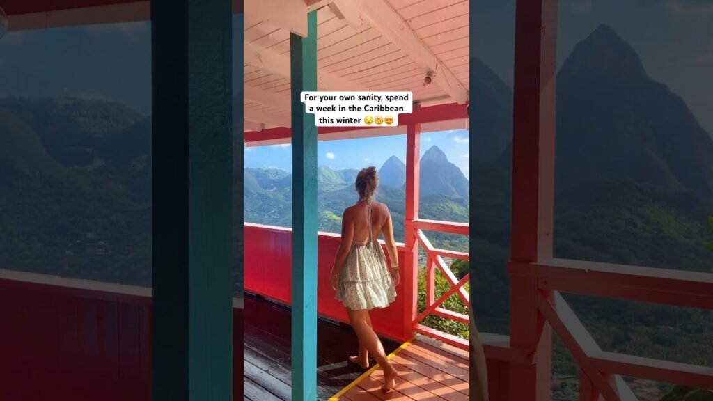 *books flights 🙂‍↕️ THE place to be THIS WINTER 🤫🌺🐠🌴 #caribbean #travel #islandlife